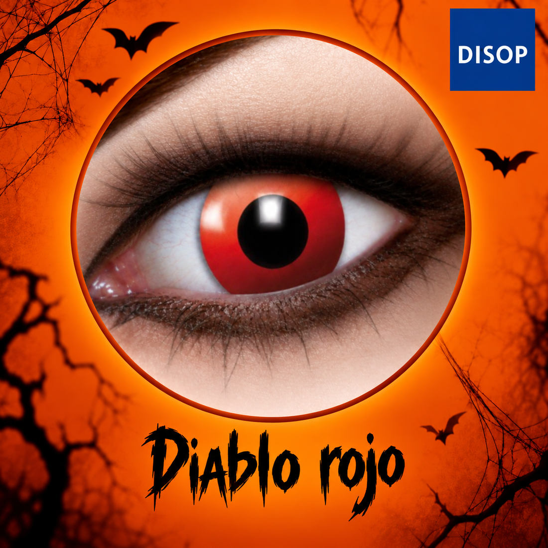 Lentillas Halloween Diablo Rojo · DISOP